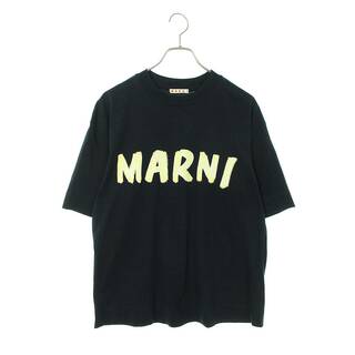 新品未使用 MARNI 黒 ロゴ 半袖tシャツ 40 L ブラック