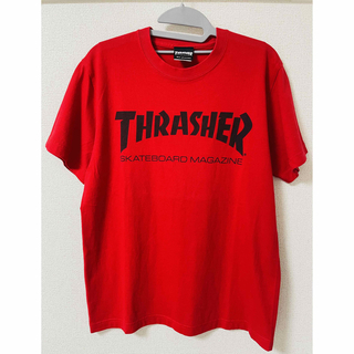 スラッシャー(THRASHER)のTHRASHER スラッシャー 半袖Tシャツ 赤 Mサイズ(Tシャツ/カットソー(半袖/袖なし))