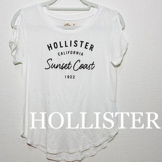 ホリスター(Hollister)のHOLLISTER ホリスター ロゴ ホワイト 半袖 Tシャツ(Tシャツ/カットソー(半袖/袖なし))