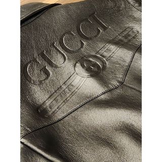 グッチ(Gucci)のGUCCI グッチ　レザージャケット(レザージャケット)