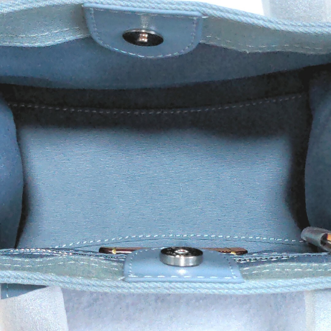COACH(コーチ)のコーチ COACH トートバッグ ショルダーバック シグネチャー デニム 水色 レディースのバッグ(トートバッグ)の商品写真