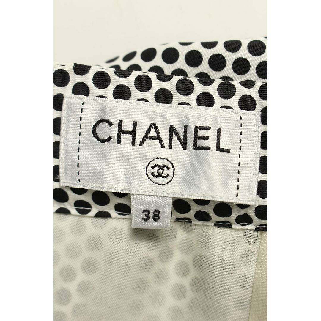 CHANEL - シャネル P60229 V45713 M9999 ドット総柄スカート