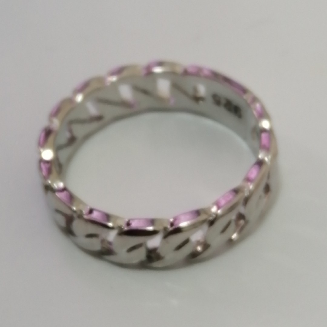 【SALE】リング メンズ アクセサリー シルバー チェーン 指輪 20号 メンズのアクセサリー(リング(指輪))の商品写真