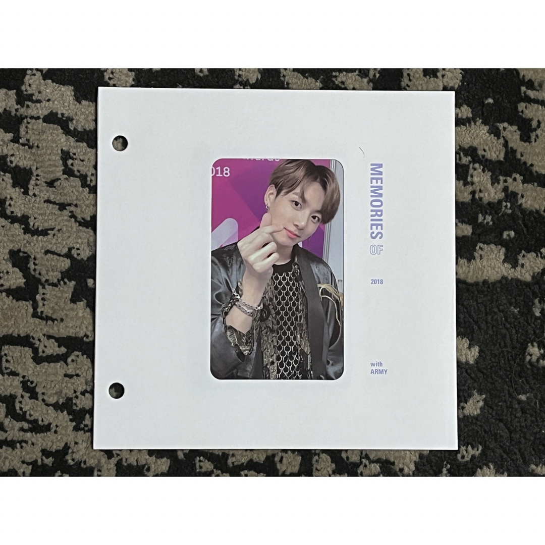 BTS ジョングク トレカ MEMORIES OF 2018-