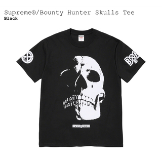 Supreme - 【M】Supreme Bounty Hunter Skulls Tee 黒