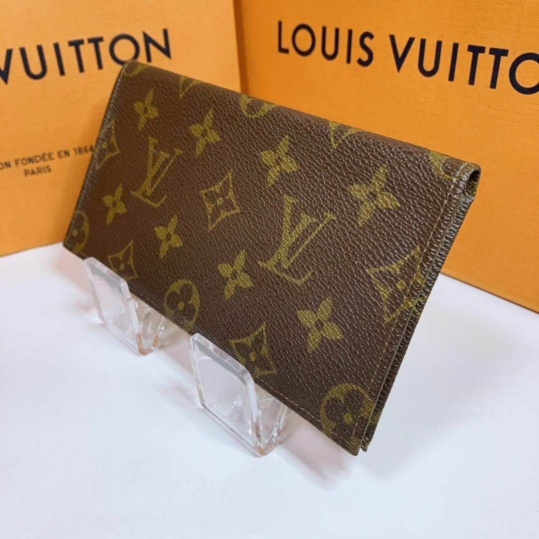 LOUIS VUITTON(ルイヴィトン)の440 ルイヴィトン モノグラム　札入れ　二つ折り財布　長財布　財布 レディースのファッション小物(財布)の商品写真