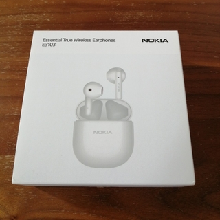 ノキア(NOKIA)のノキア　ワイヤレスイヤホン　E3103　ホワイト(ヘッドフォン/イヤフォン)