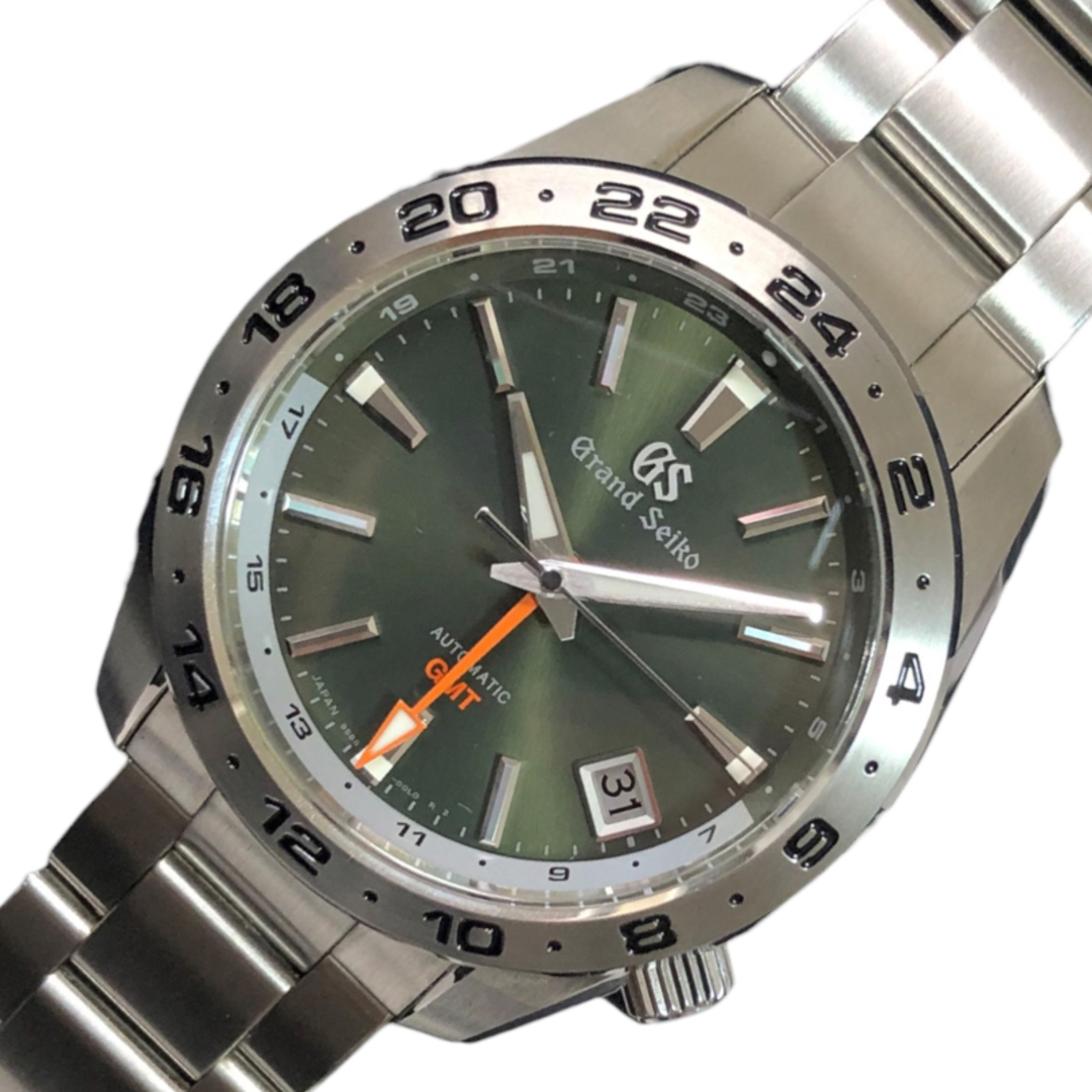 その他セイコー SEIKO グランドセイコー　スポーツコレクション　メカニカル　GMT SBGM247 グリーン文字盤 ステンレススチール SS 自動巻き メンズ 腕時計