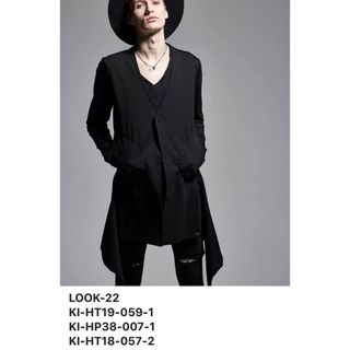 キリュウキリュウ(kiryuyrik)のkiryuyrik TENCEL JERSEY FLAIR CARDIGAN (カーディガン)