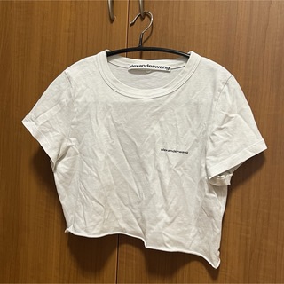 ♀【新品】T by アレキサンダーワン Tシャツ S　ショート丈 へそ出し 短丈