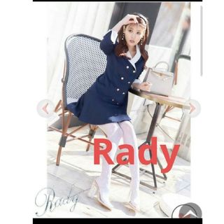 レディー(Rady)のRady バイカラージャケット  ミニワンピース ジャケット ネイビー ブレザー(テーラードジャケット)