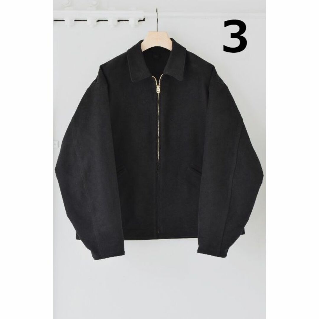 COMOLI 23AW モールスキン ジップショートジャケット 3 - ブルゾン