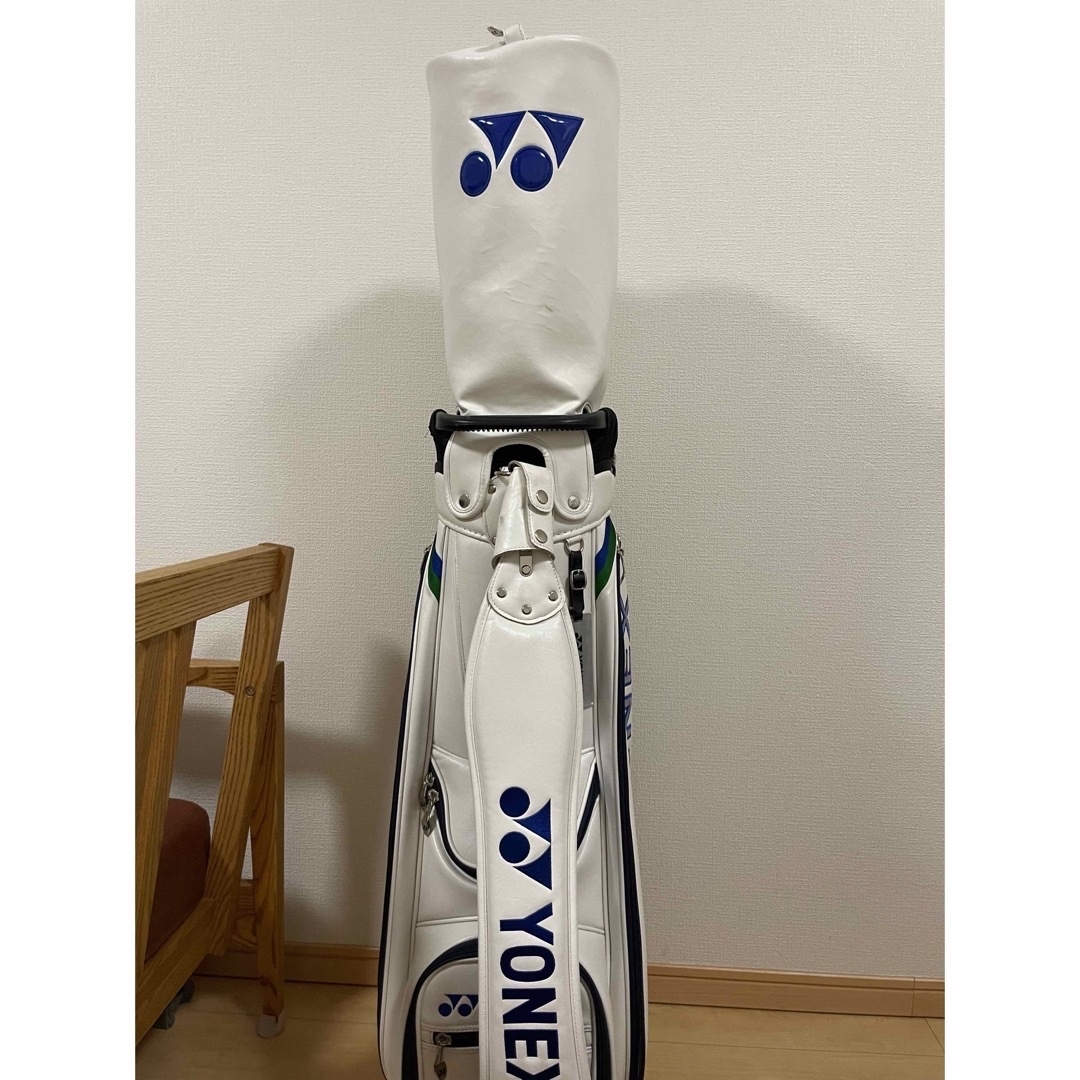 YONEX(ヨネックス)のヨネックス　キャディバックプロモデル　ネームプレート新品 スポーツ/アウトドアのゴルフ(バッグ)の商品写真