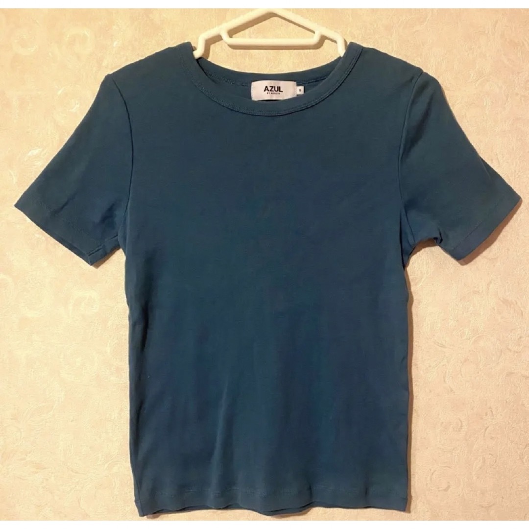 AZUL by moussy(アズールバイマウジー)の値下げセール【超美品】AZUL BY MOUSSY Tシャツアズールバイマウジー レディースのトップス(Tシャツ(半袖/袖なし))の商品写真