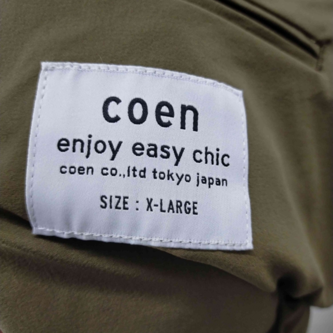 coen(コーエン)のcoen(コーエン) ナイロンPUテーラードJKT メンズ セットアップ メンズのパンツ(その他)の商品写真