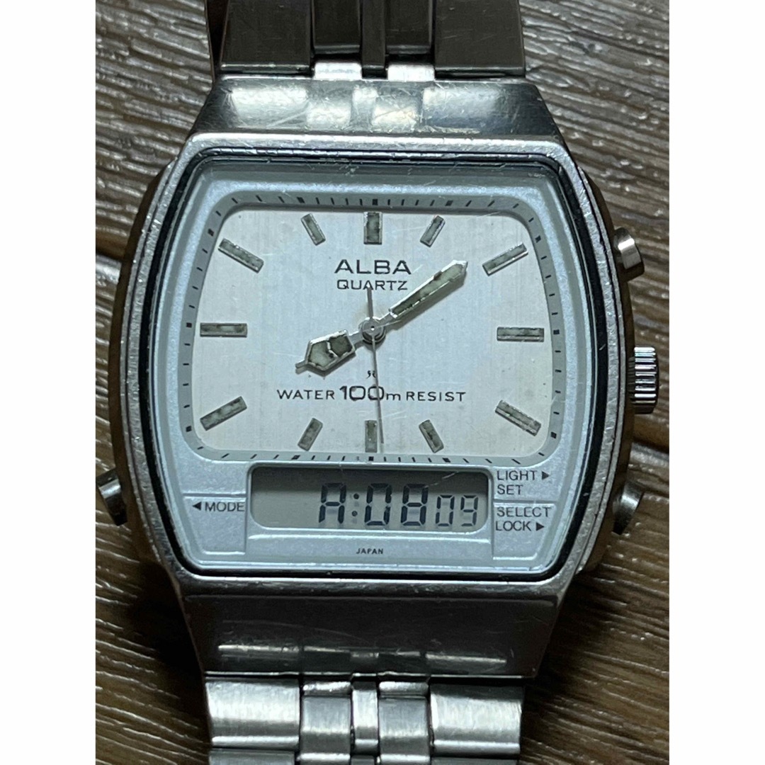 ALBA(アルバ)のALBA アナデジ　ハイブリッド　Y652-5060 メンズの時計(腕時計(アナログ))の商品写真