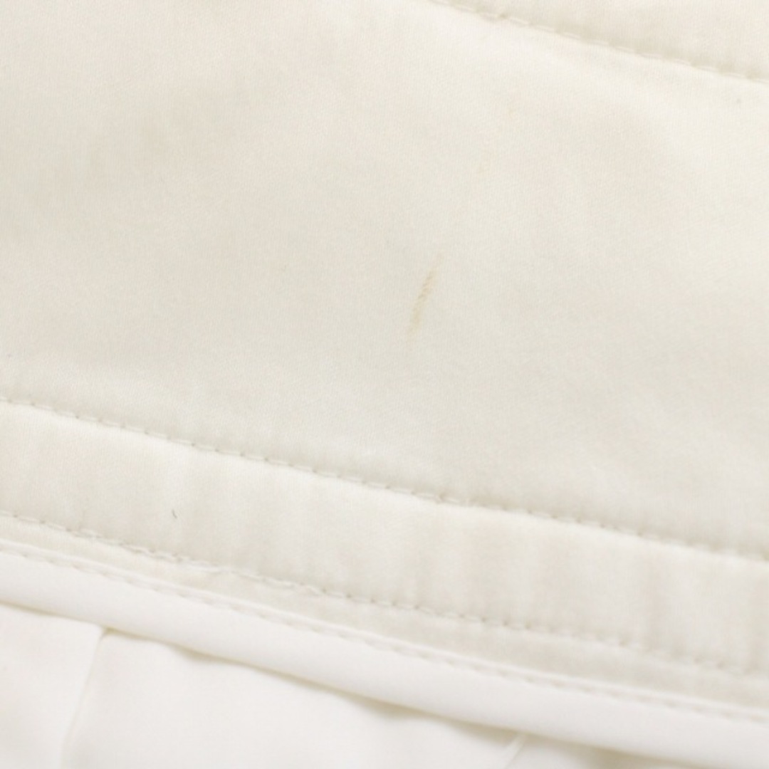ARMANI COLLEZIONI(アルマーニ コレツィオーニ)のアルマーニ コレツィオーニ タイトスカート ひざ丈 フリル ベルト 40 M 白 レディースのスカート(ひざ丈スカート)の商品写真