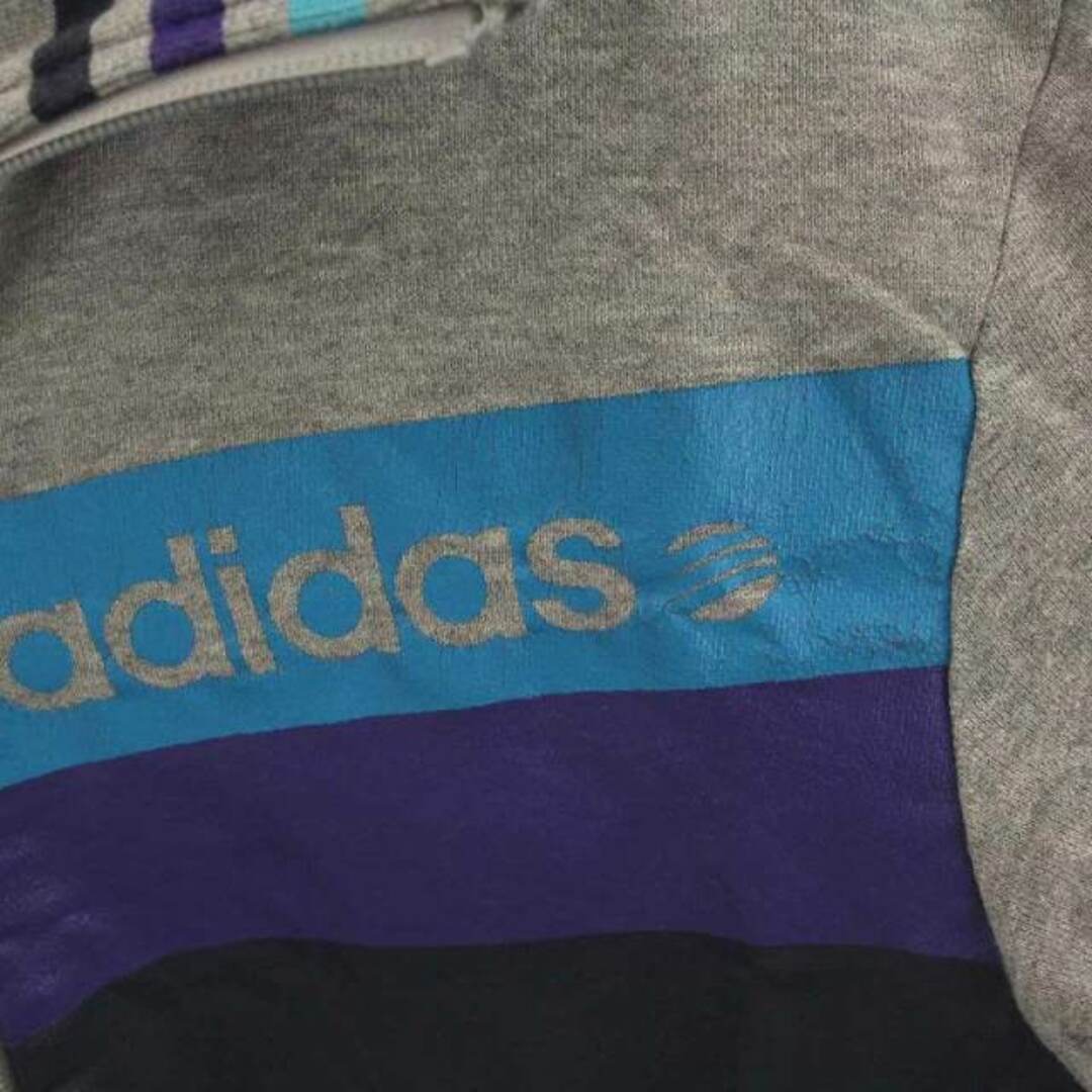 adidas - adidas トラックジャケット スウェット ジップアップ 3ライン