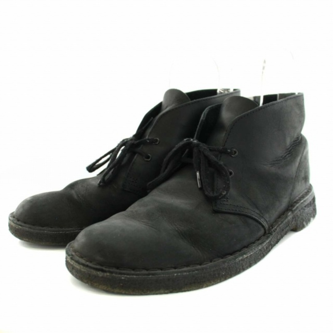 Clarks - clarks ORIGINALSデザートブーツ レザー UK7 25.5cm 黒の通販