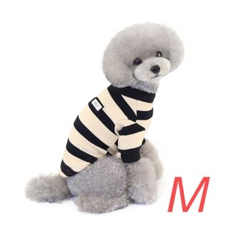 犬服　M ボーダー　セーター　犬用品　犬の服　冬服(犬)