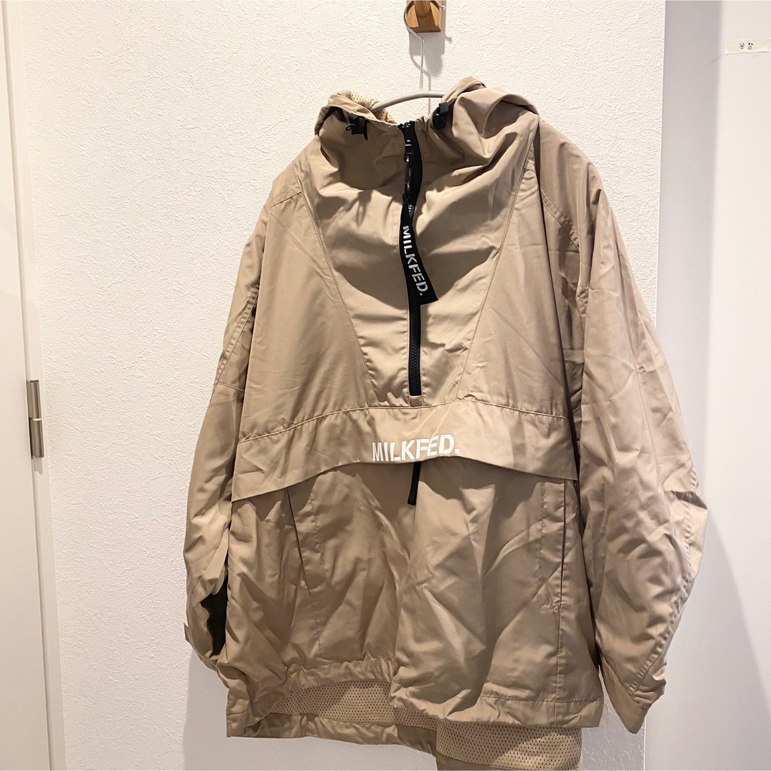 MILKFED HALF ZIP ミルクフェド　ハーフジップマウンテンパーカー