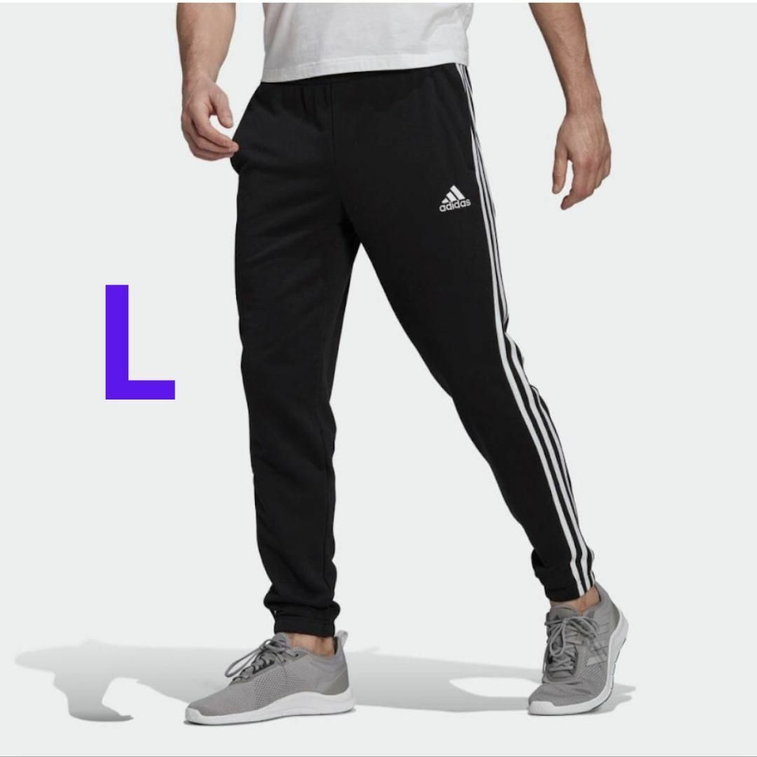 adidas - 【新品】アディダス スウェットパンツ L 黒 テーパード 3