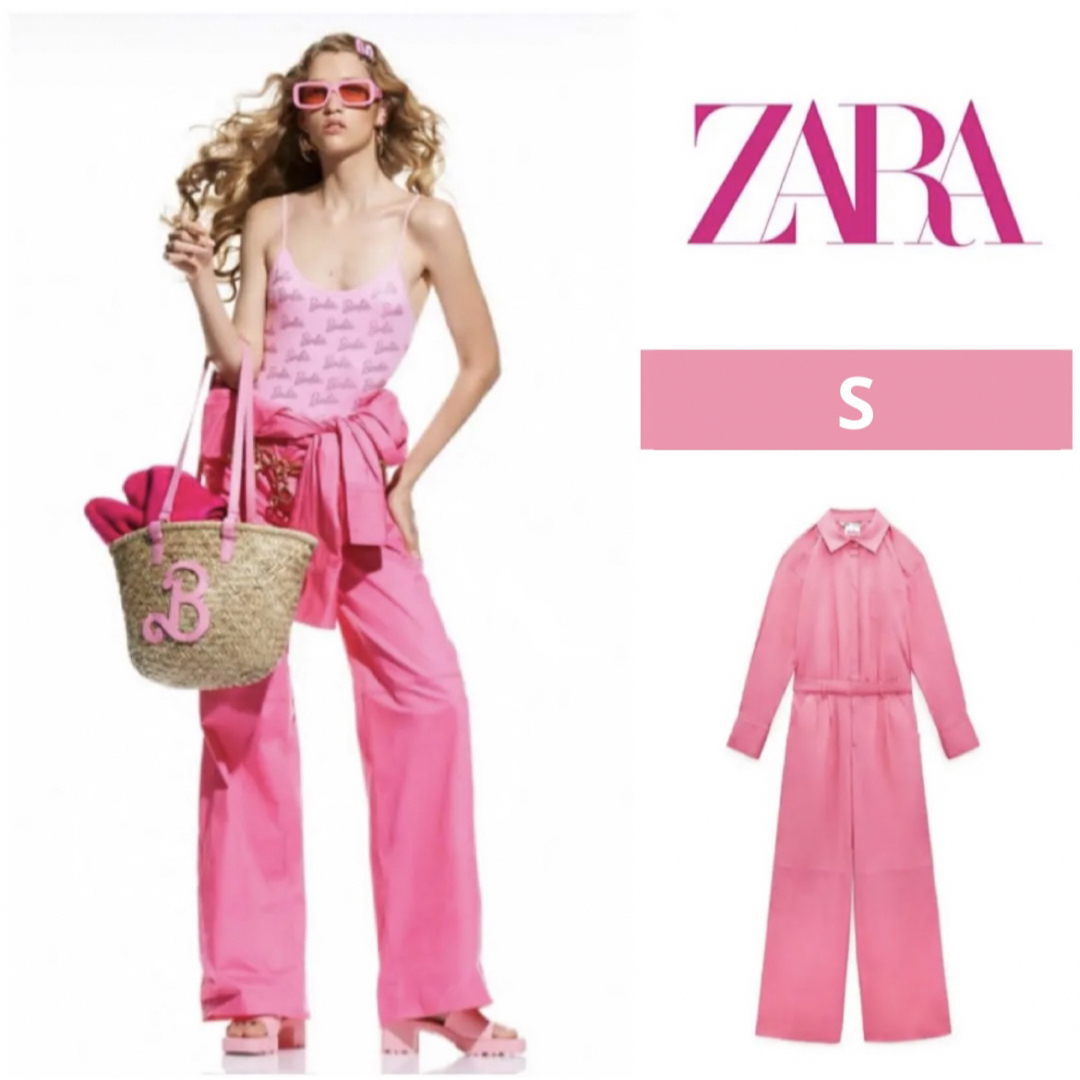 完売品！！【タグ付き新品】ZARA BARBIE™ シャツスタイルジャンプスーツ