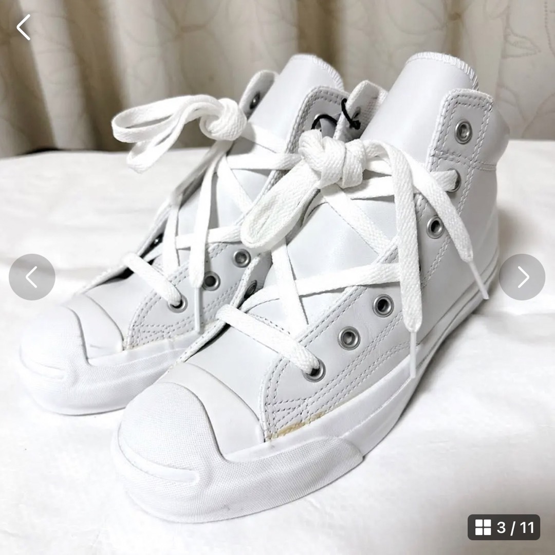 CONVERSE(コンバース)の★新品★コンバース×ジャックパーセル スニーカー 23.0 ホワイト レディースの靴/シューズ(スニーカー)の商品写真