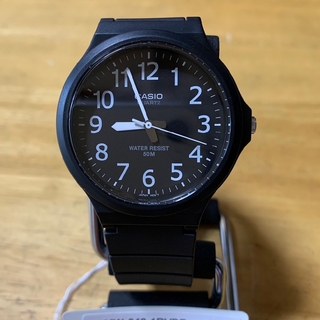 カシオ(CASIO)の【新品】カシオ CASIO クオーツ 腕時計 MW-240-1B ブラック(腕時計(アナログ))