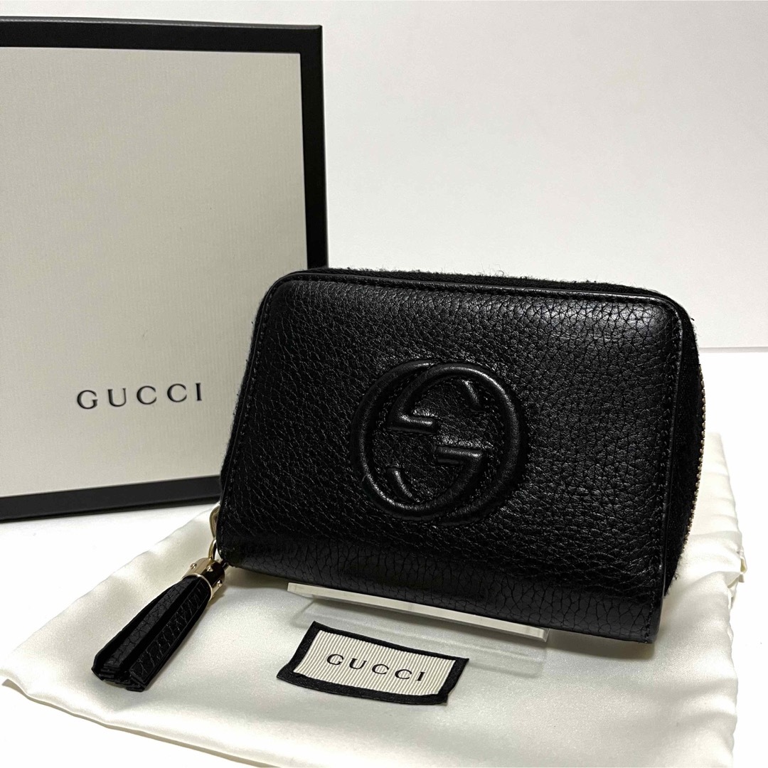 Gucci - 箱付✨極美品✨グッチ ソーホー コインケース カード 名刺