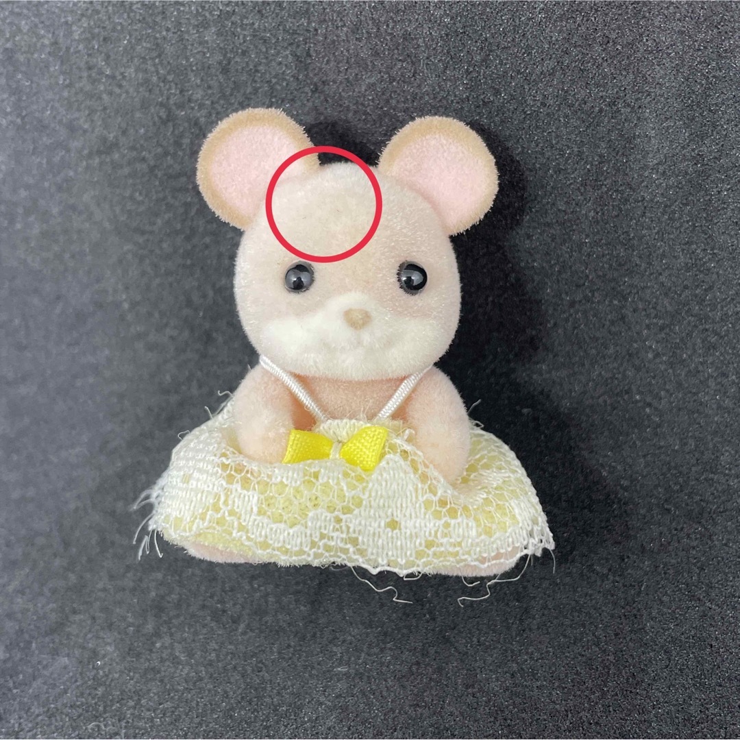 ※訳あり　シルバニア ファミリー＊ ピンクネズミ 赤ちゃん＊ 非売品 ＊ 未使用 エンタメ/ホビーのおもちゃ/ぬいぐるみ(キャラクターグッズ)の商品写真