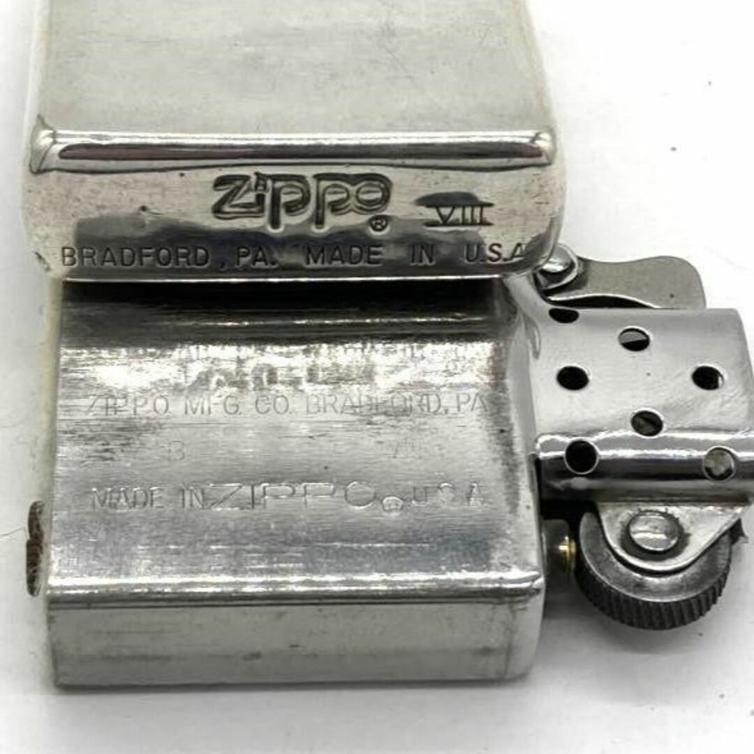 ZIPPO(ジッポー)の1992年製ZIPPOビンテージ 限定シルバーコーティングモデル メンズのファッション小物(タバコグッズ)の商品写真