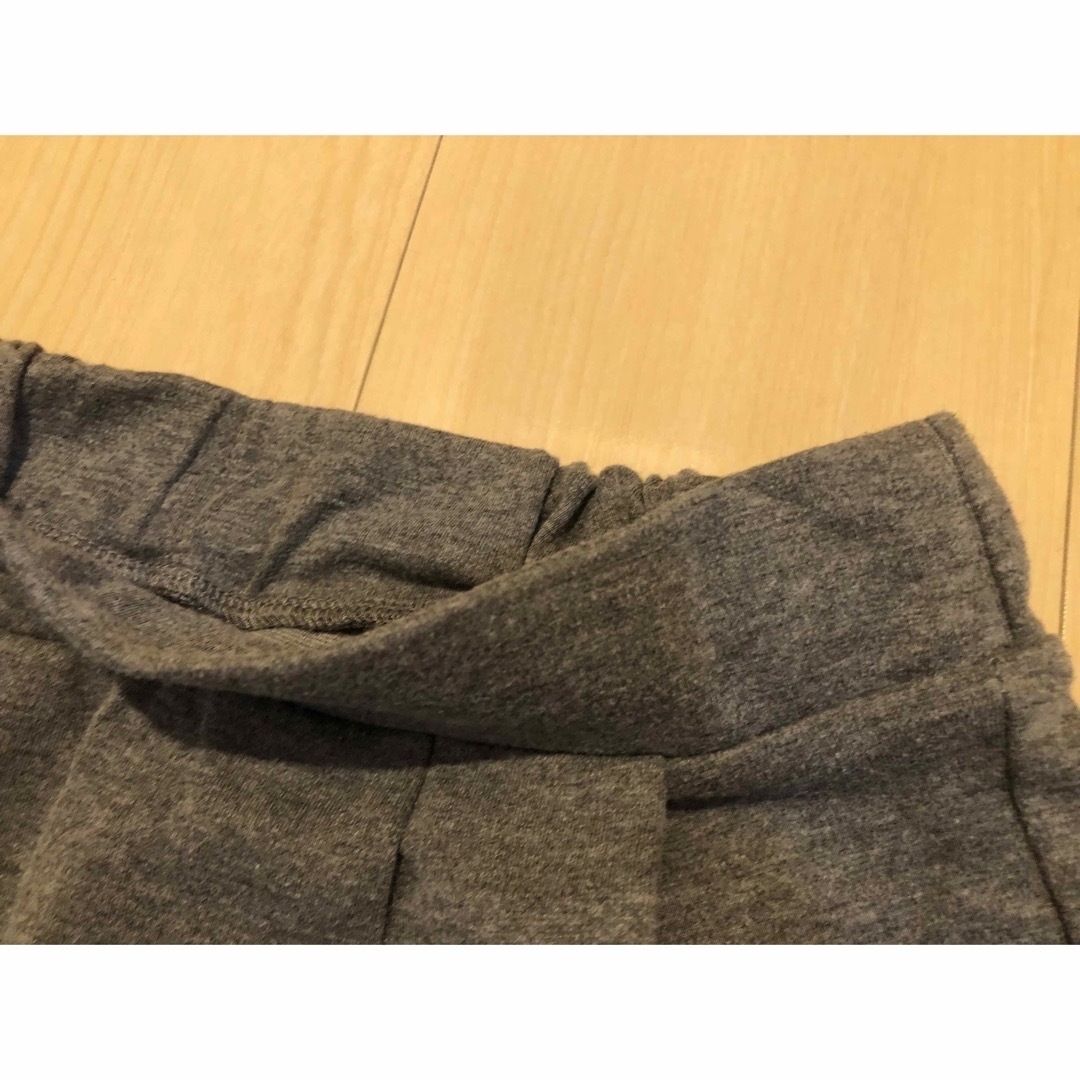 chocol raffine robe(ショコラフィネローブ)のストレート　カジュアル　スカート　グレー　洗濯可　Fサイズ　体型カバー　裏地あり レディースのスカート(ひざ丈スカート)の商品写真