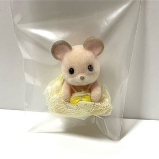 ※訳あり　シルバニア ファミリー＊ ピンクネズミ 赤ちゃん＊ 非売品 ＊ 未使用(キャラクターグッズ)