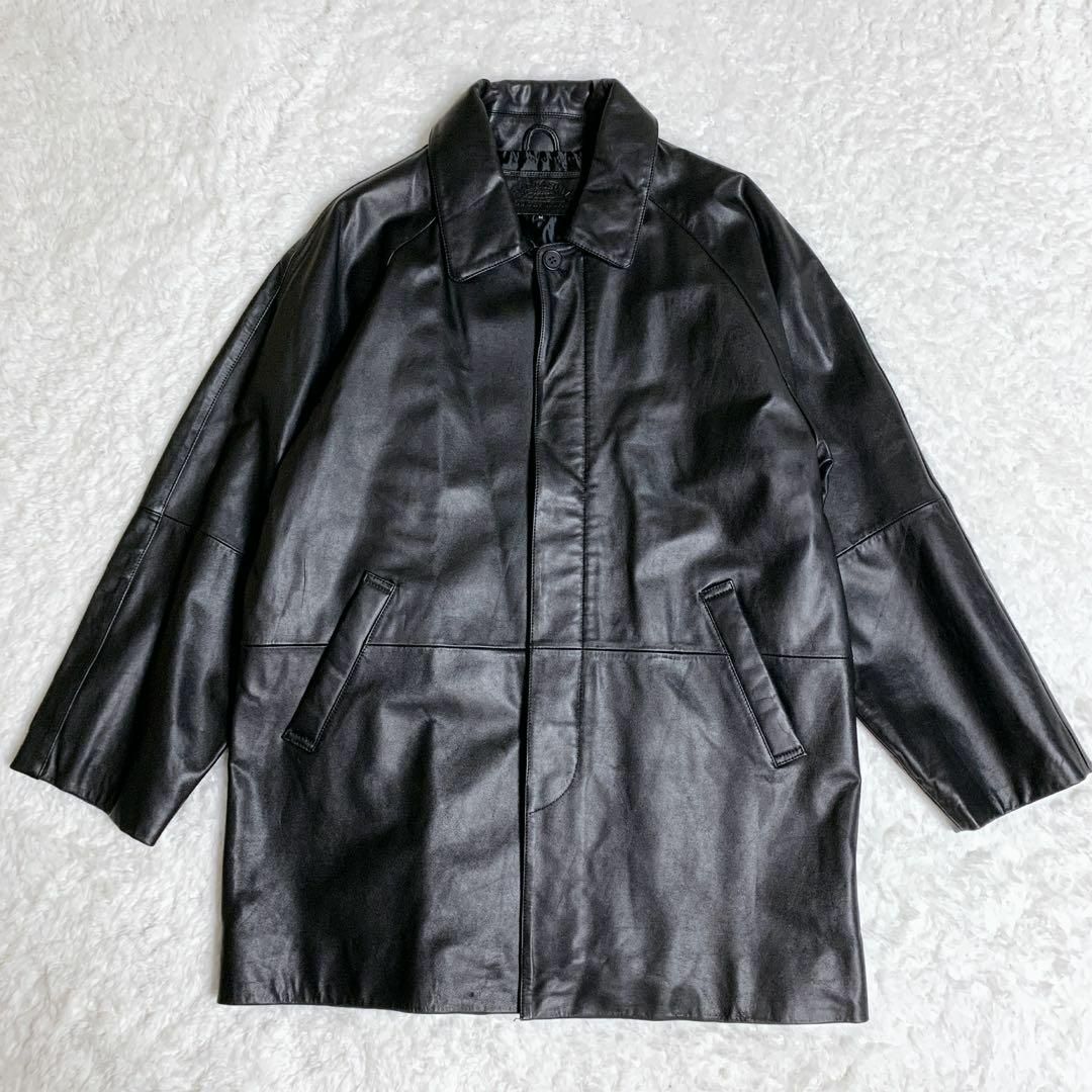 美品 THE CASUAL レザージャケット 馬革 ホースハイド ブラック