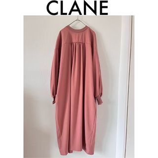 クラネ(CLANE)の最終値下げ！【CLANE】FRONT GATHER LOOSE ONEPIECE(ロングワンピース/マキシワンピース)