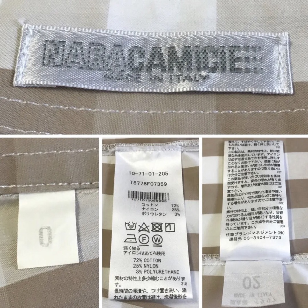 NARACAMICIE(ナラカミーチェ)のNARACAMICIE 襟付きフリル チェック ブラウス レディースのトップス(シャツ/ブラウス(長袖/七分))の商品写真