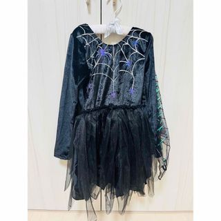 エイチアンドエム(H&M)の美品　H&M 120 ハロウィン　スパイダーワンピース(ワンピース)