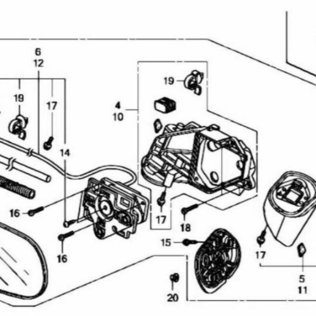 ホンダ(ホンダ)のホンダ　シビック FD1 FD2 FD3 ドアミラー レンズ 左右セット レンズ 自動車/バイクの自動車(車種別パーツ)の商品写真