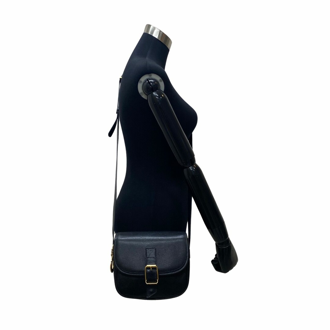 極 美品 CELINE セリーヌ ヴィンテージ サークル ロゴ 金具 レザー 本