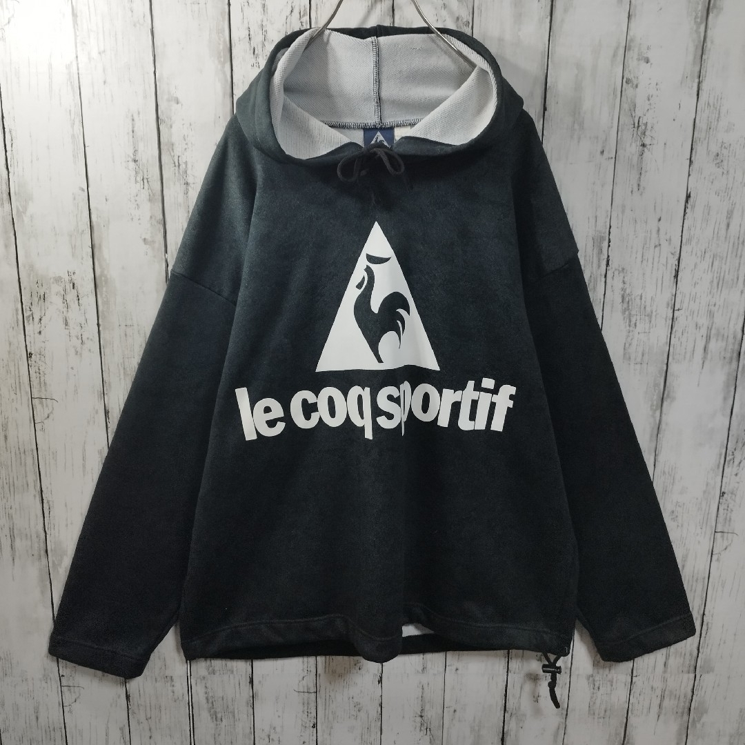 【le coq sportif】ビッグロゴプリントプルオーバーパーカー　秋冬