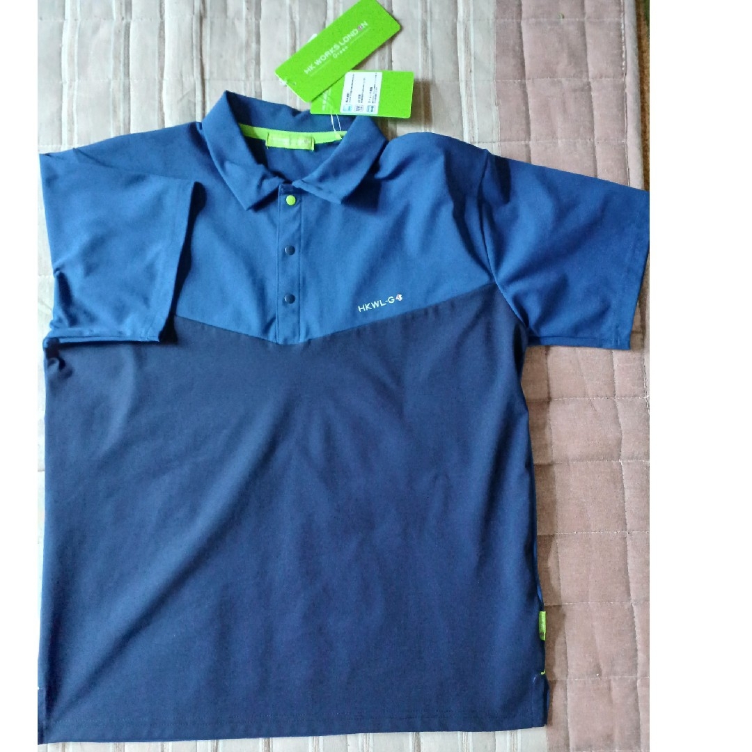 ゴルフ　ゴルフウェア　ポロシャツ　半袖　HK ワークスロンドン　コシノヒロコ スポーツ/アウトドアのゴルフ(ウエア)の商品写真