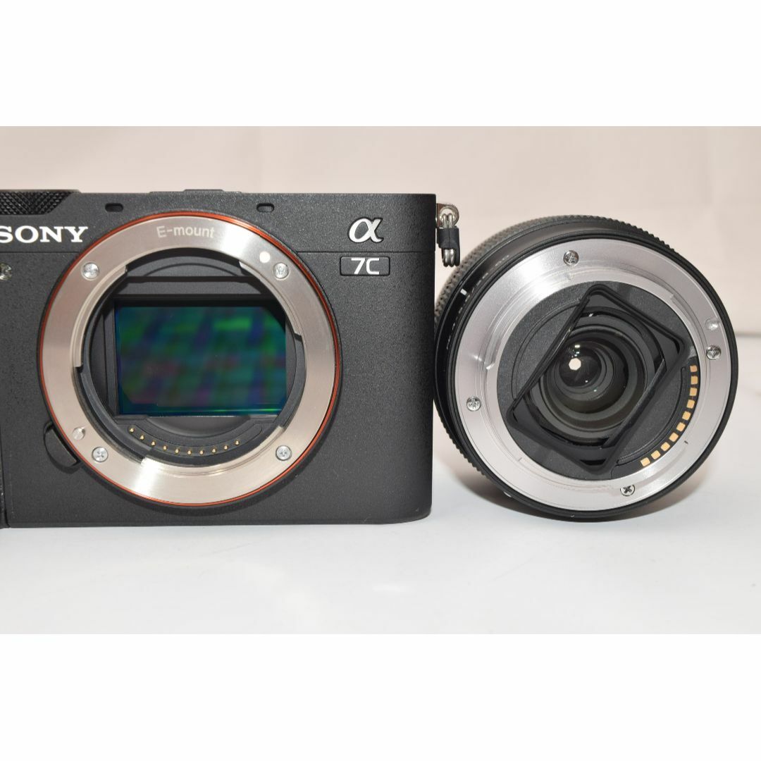 SONY - ショット数11回☆SONY α7C ILCE-7CL ズームレンズキット☆黒の