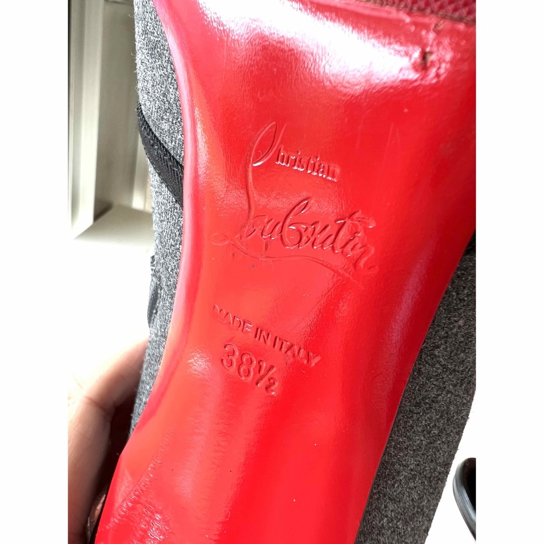 Christian Louboutin - 正規品❣️クリスチャンルブタン グレーブーツ