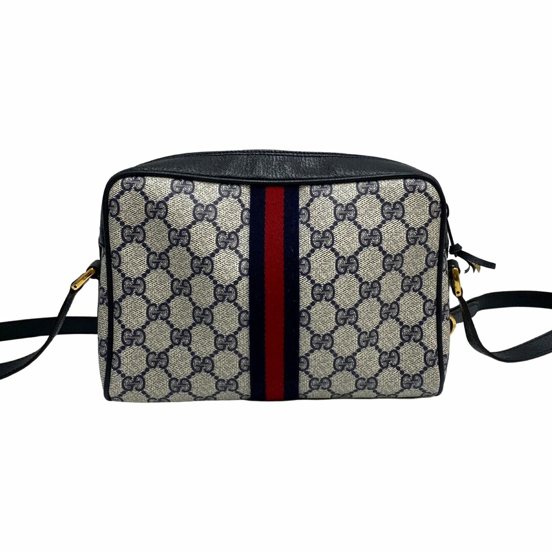 極 美品 GUCCI グッチ オールドグッチ シェリーライン GG ロゴ 柄