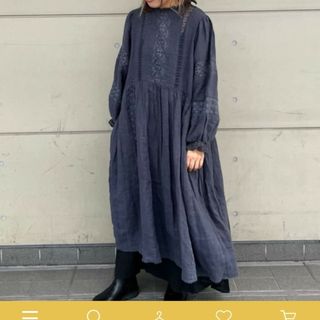 ツハルバイサマンサモスモス(TSUHARU by Samansa Mos2)の限定値下げ  新品未使用 TSUHARU リネンレースワンピース(ロングワンピース/マキシワンピース)