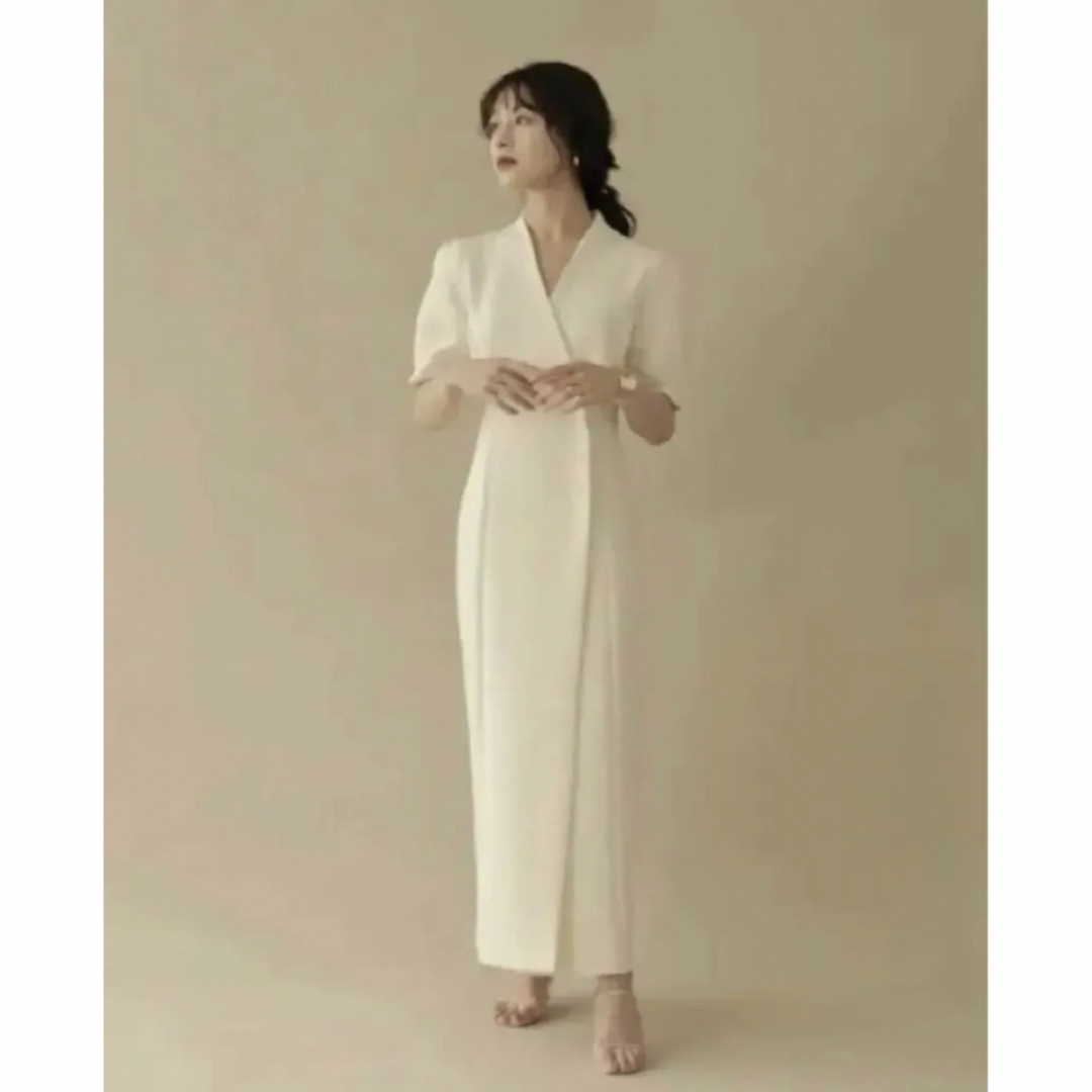 L'Or Pencil Wrap One-piece - ロングワンピース/マキシワンピース