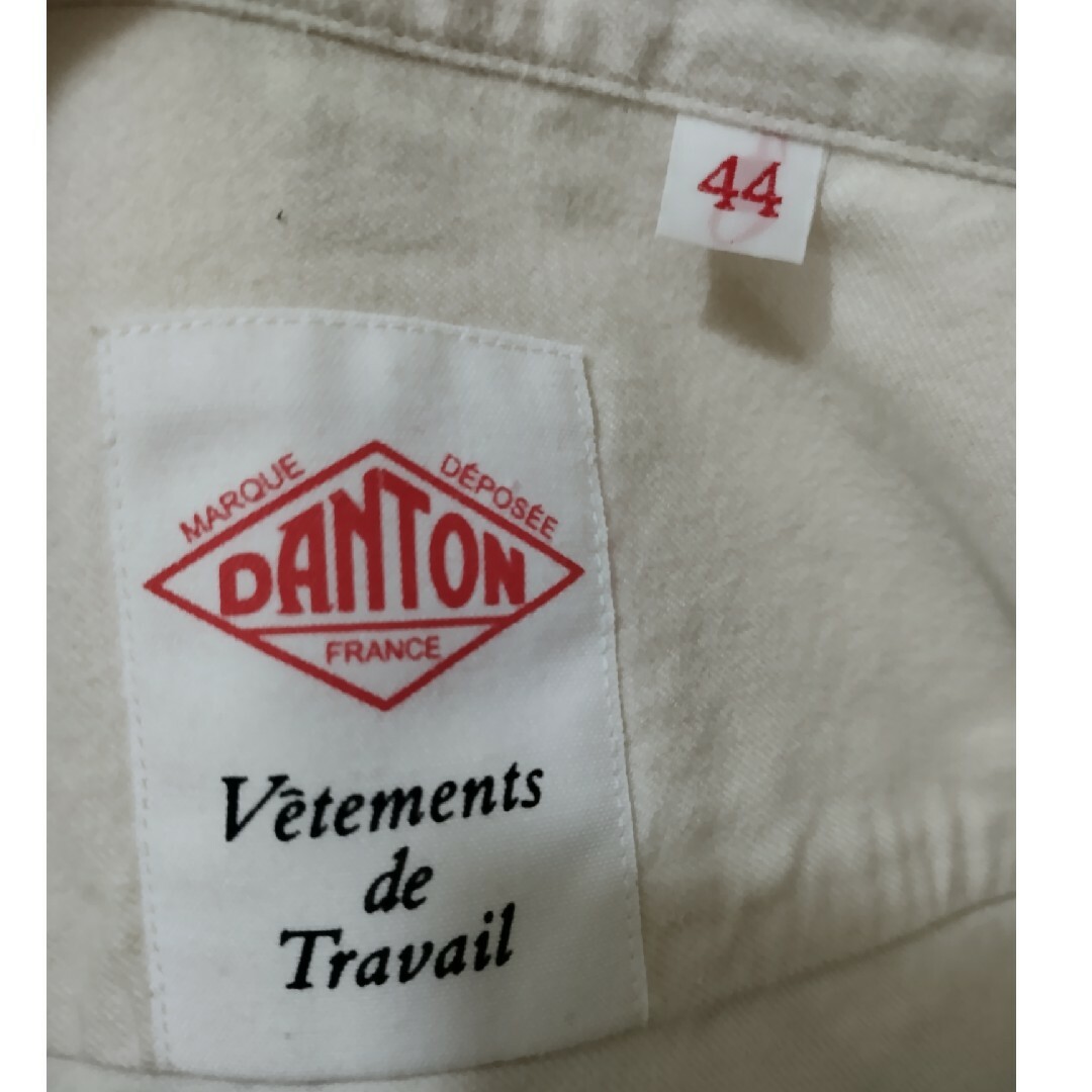 DANTON(ダントン)の週末限定値下げ　DANTON　ダントン　バンドカラー ビエラシャツ メンズのトップス(Tシャツ/カットソー(七分/長袖))の商品写真