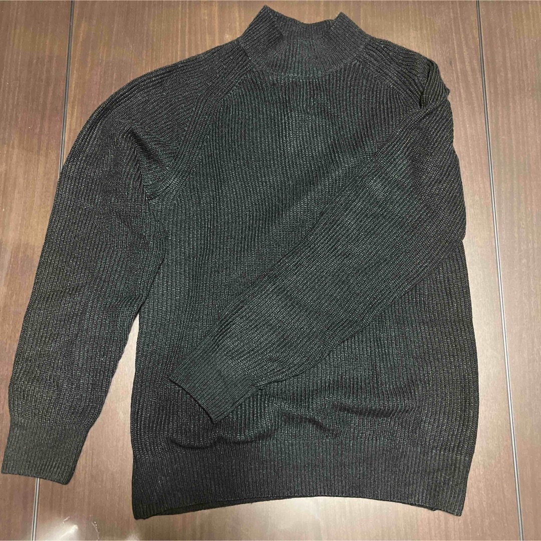 ユニクロ ニット ウォッシャブル モックネック セーター メンズのトップス(ニット/セーター)の商品写真