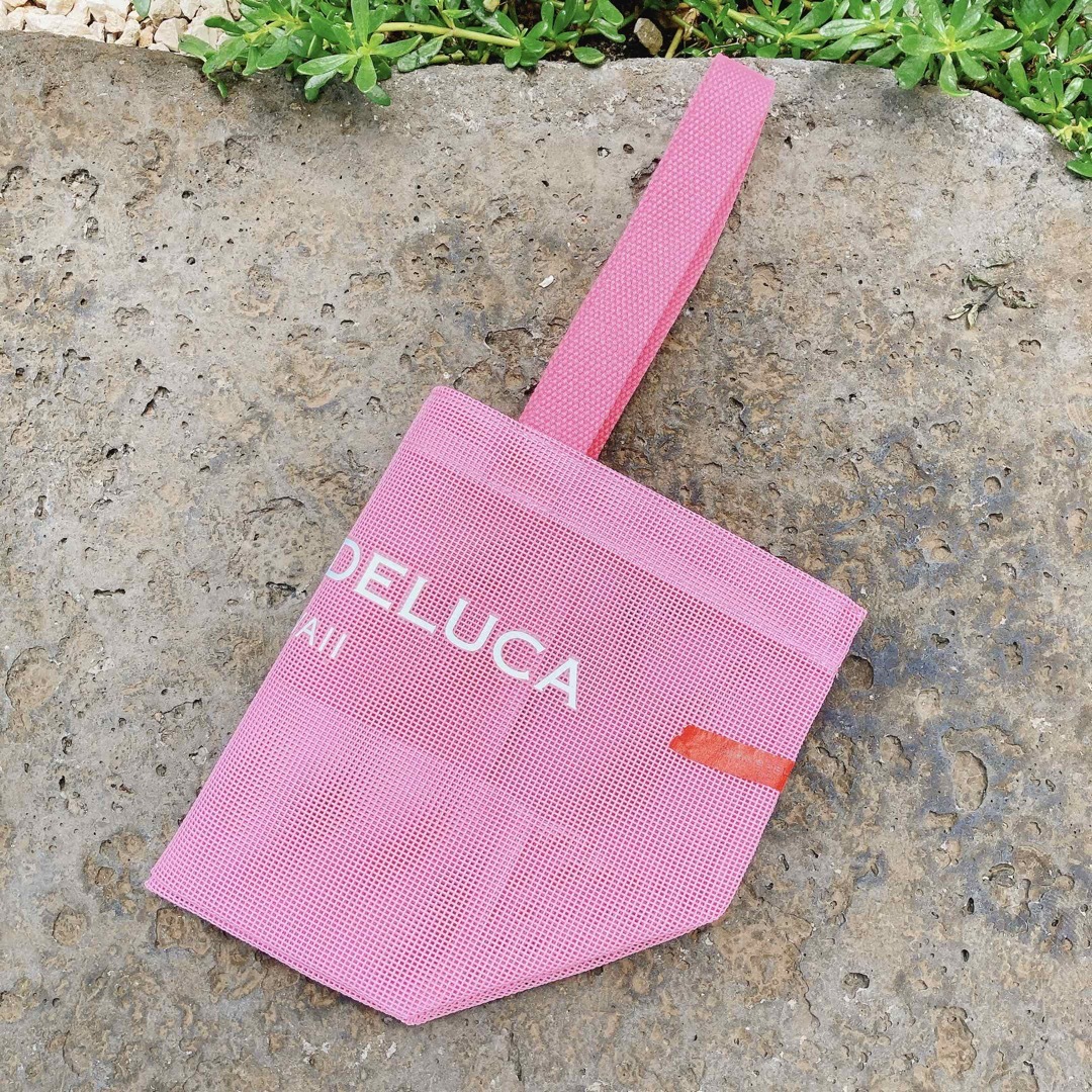 ハワイ限定【DEAN&DELUCA】ディーン&デルーカ ピンク トートバッグ S
